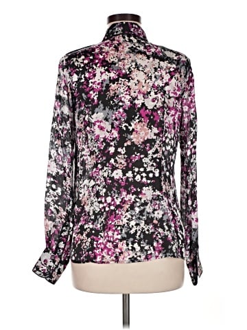 Rachel Zoe Long Sleeve Silk Top (view 2)