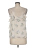 Ann Taylor LOFT 100% Polyester Ivory Sleeveless Blouse Size M - photo 2