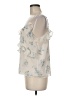 Ann Taylor LOFT 100% Polyester Ivory Sleeveless Blouse Size M - photo 5