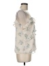 Ann Taylor LOFT 100% Polyester Ivory Sleeveless Blouse Size M - photo 4