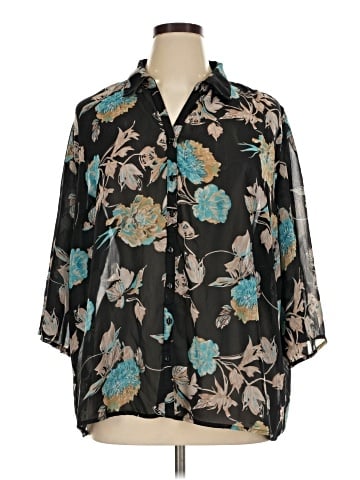 Fashion Bug 3/4 Sleeve Blouse (view 1)