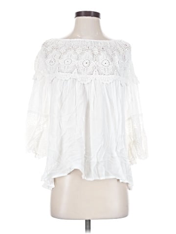 Young Essence 3/4 Sleeve Blouse (view 1)