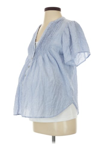 The Nines by Hatch Short Sleeve Blouse (view 1)
