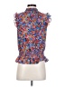 J.Crew 100% Polyester Blue Sleeveless Blouse Size 00 - photo 2