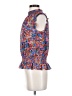 J.Crew 100% Polyester Blue Sleeveless Blouse Size 00 - photo 5