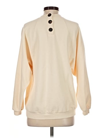 Madewell Button-Back Mockneck Top (view 2)