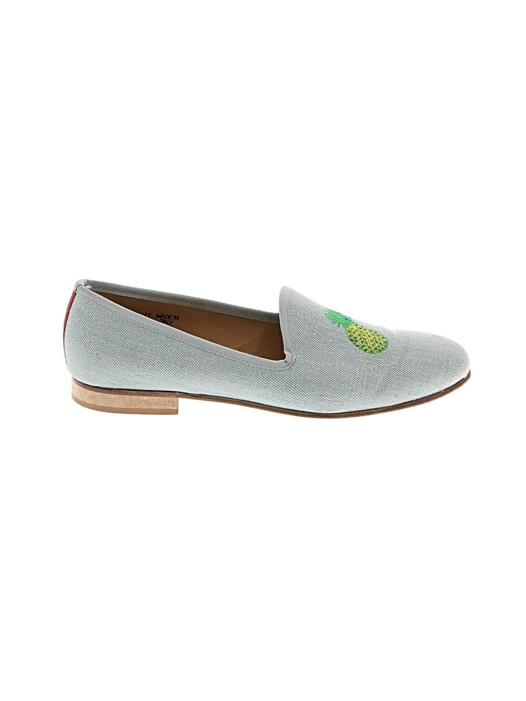 Pre-owned Del Toro Flats In Gray