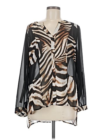 Black Label by Chico's Long Sleeve Blouse (view 1)