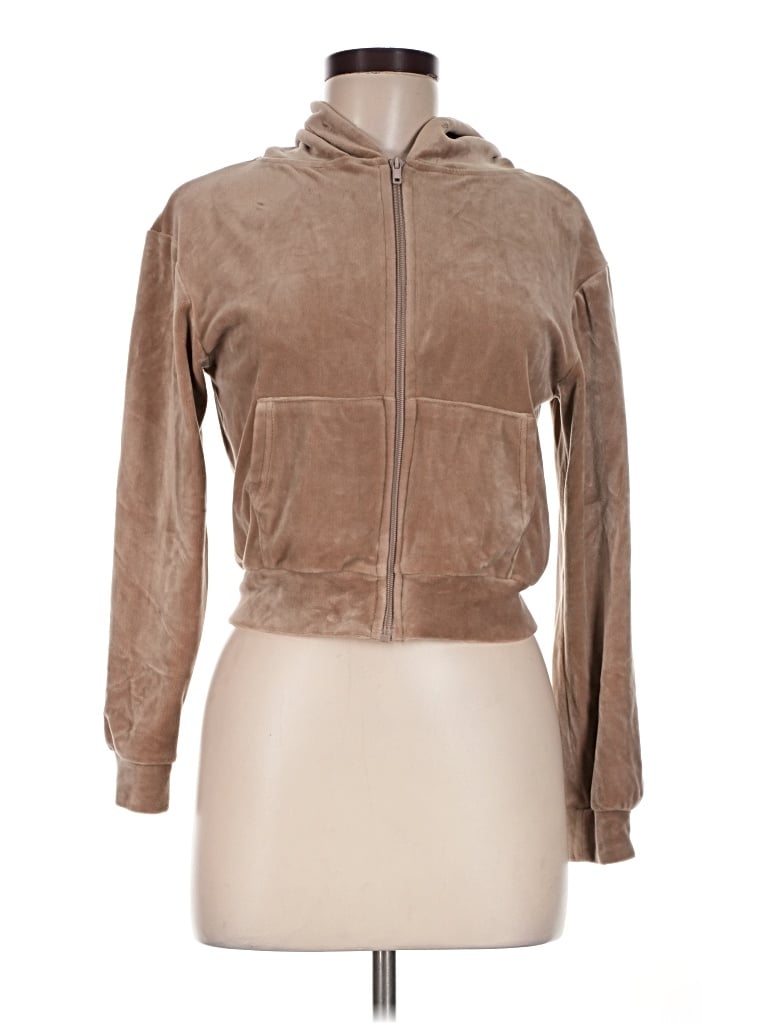 Pre-owned Refuge Zip Up Hoodie In Tan