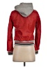 Doma 100% Leather Red Leather Jacket Size S - photo 2
