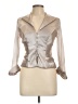 J.R. Nites by Caliendo Metallic Silver Jacket Size 16 - photo 1