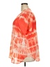 Faded Glory 100% Polyester Tie-dye Orange Kimono Size 2X - photo 5
