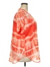 Faded Glory 100% Polyester Tie-dye Orange Kimono Size 2X - photo 4