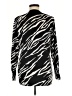 Sofia by Sofia Vergara 100% Polyester Animal Print Black Long Sleeve Blouse Size M - photo 2