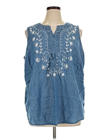 Croft & Barrow Sleeveless Blouse (view 1)