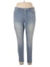 Nine West Solid Blue Jeans Size 14 - photo 1