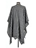 Old Navy 100% Polyester Houndstooth Black Wrap One size - photo 2