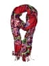 Apt. 9 100% Rayon Floral Red Scarf One size - photo 1