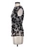 Vigoss Gray Sleeveless Blouse Size S - photo 5