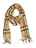 Unbranded 100% Acrylic Plaid Tan Scarf One size - photo 1