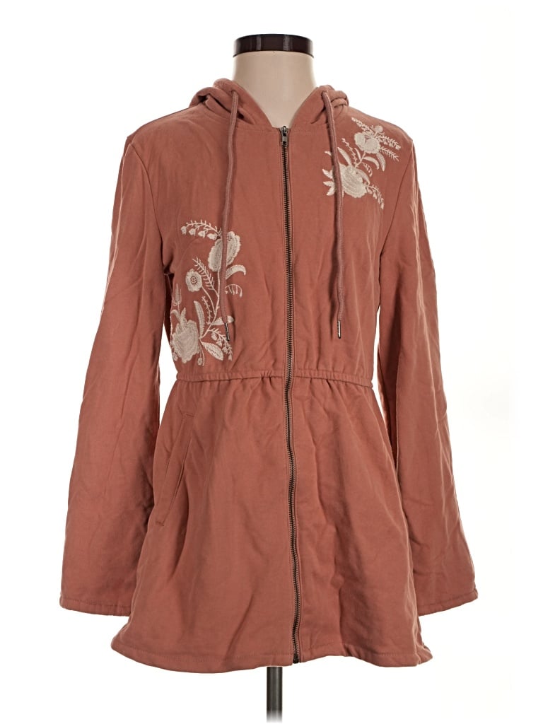Pre-owned Solitaire Raincoat In Brown