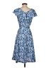 Perceptions Paisley Blue Casual Dress Size S - photo 2