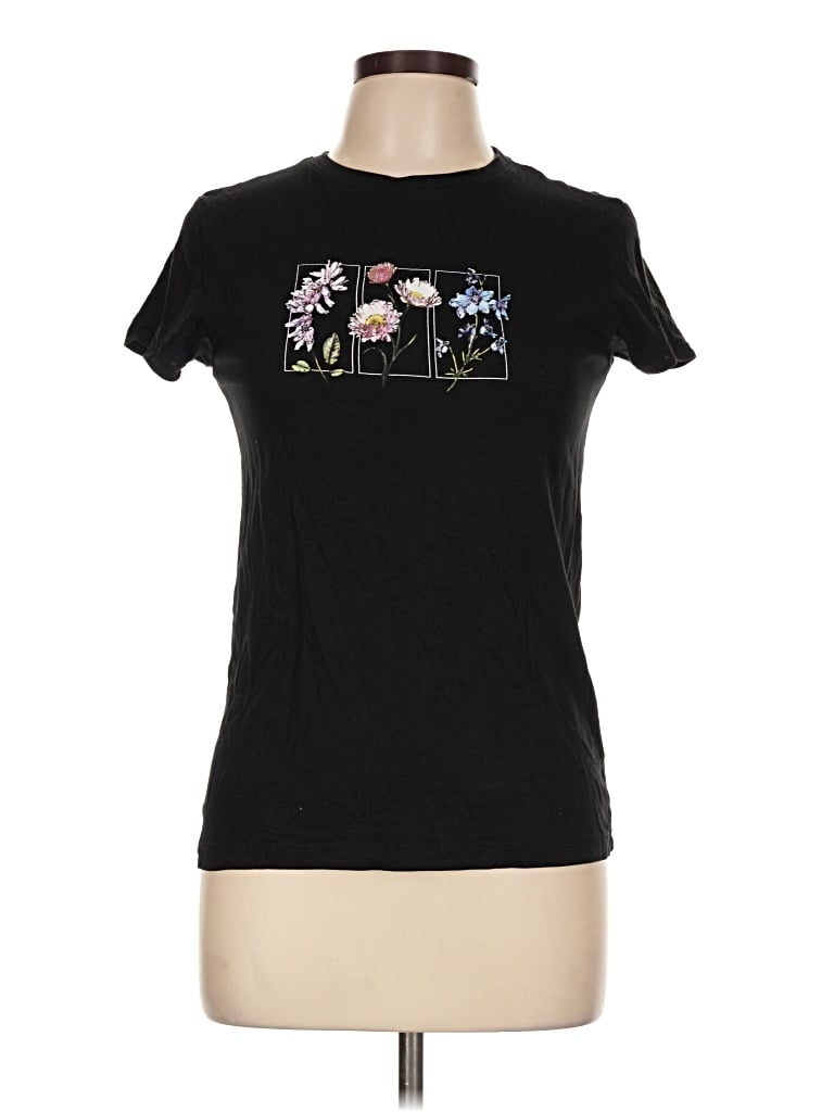 Pre-owned Primark Short Sleeve T-shirt In Black