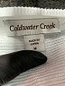 Coldwater Creek 100% Cotton White Pullover Sweater Size M - photo 7