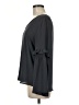 Ann Taylor LOFT 100% Polyester Gray Long Sleeve Blouse Size M - photo 5