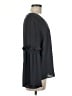 Ann Taylor LOFT 100% Polyester Gray Long Sleeve Blouse Size M - photo 4