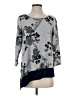 Westport Gray 3/4 Sleeve Top Size S - photo 1