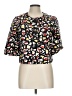 Ruby Rd. Print Black Blazer Size 10 Petite - photo 1
