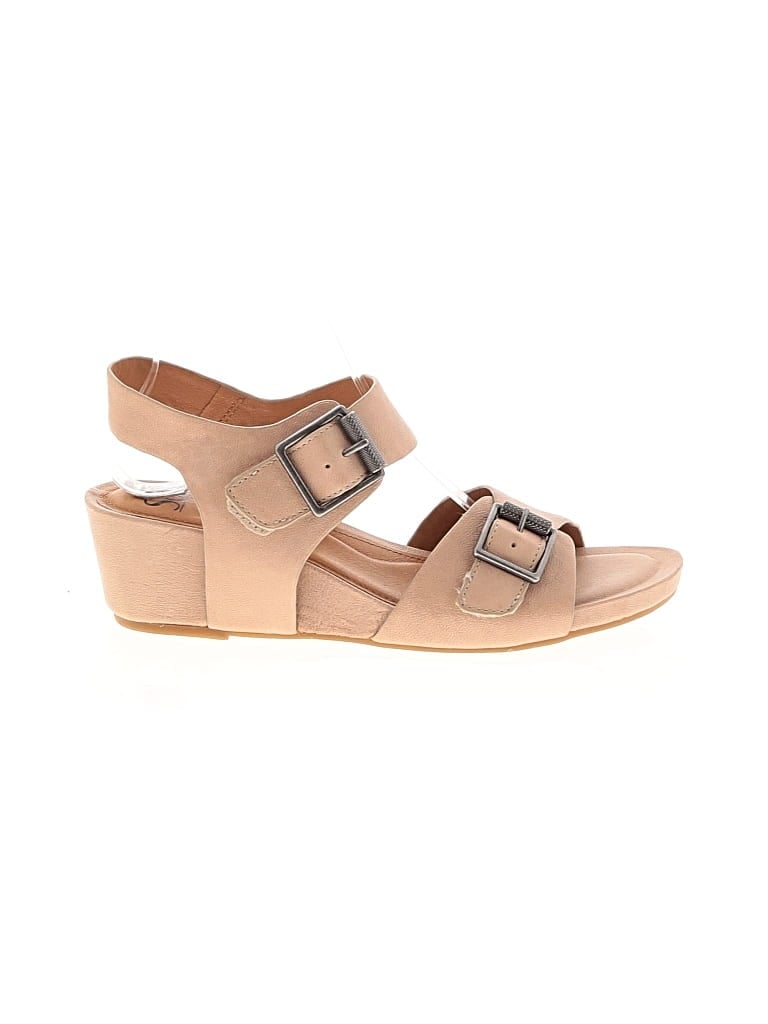 Pre-owned Söfft Wedges In Tan