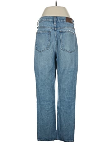 Madewell Classic Straight Jeans in Nearwood Wash (view 2)