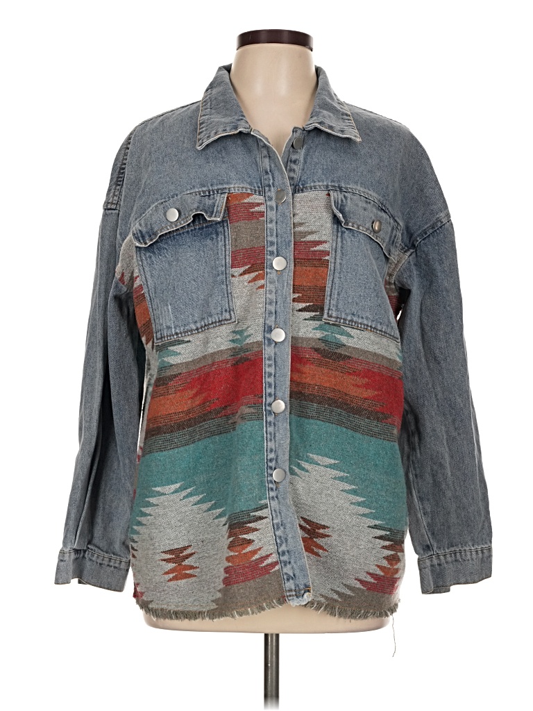Pre-owned Unbranded Denim Jacket In Blue