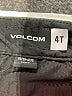 Volcom Solid Gray Denim Shorts Size 4T - photo 3