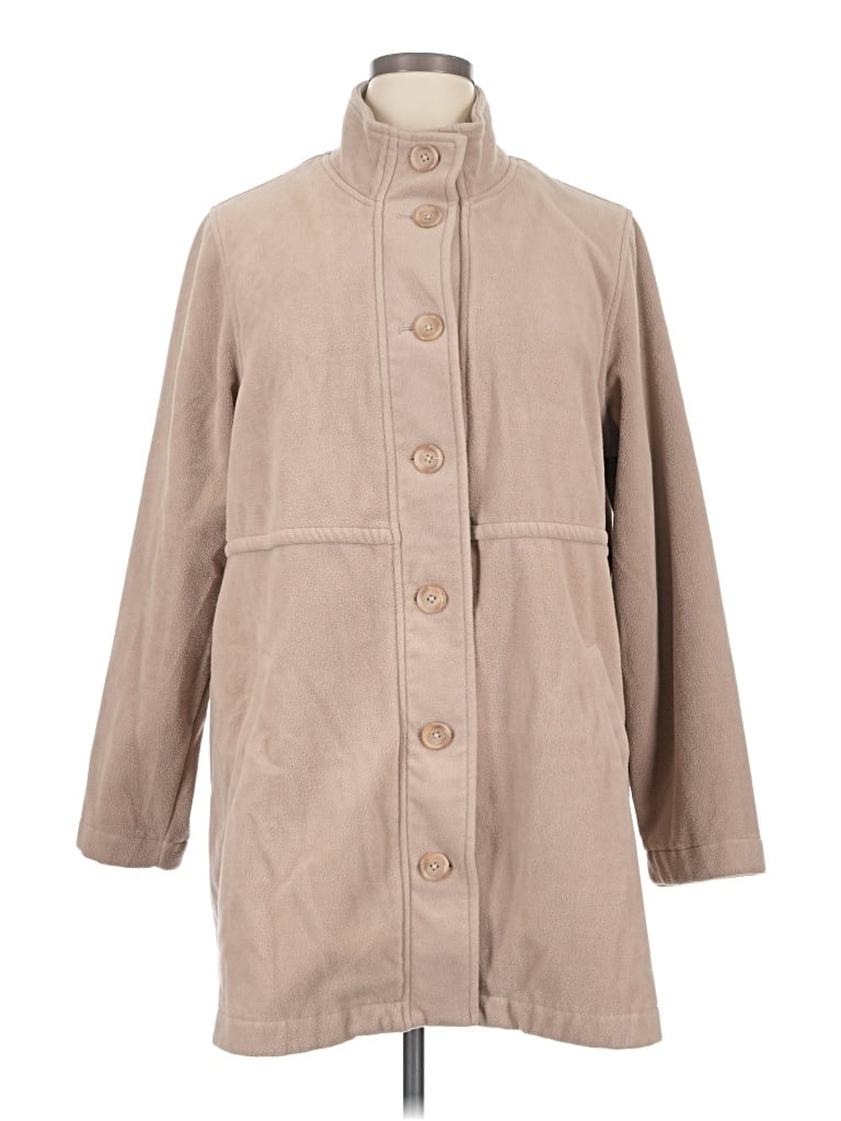 Pre-owned Coldwater Creek Coat In Tan