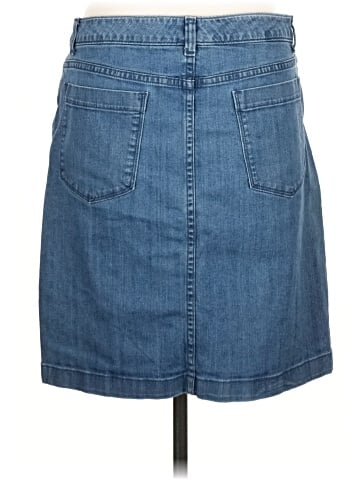 IZOD Denim Skirt (view 2)