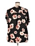 Maurices 100% Polyester Floral Black 3/4 Sleeve Blouse Size 20 (2) - photo 2