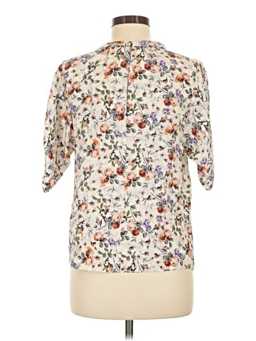 Rebecca Taylor 3/4 Sleeve Silk Top (view 2)