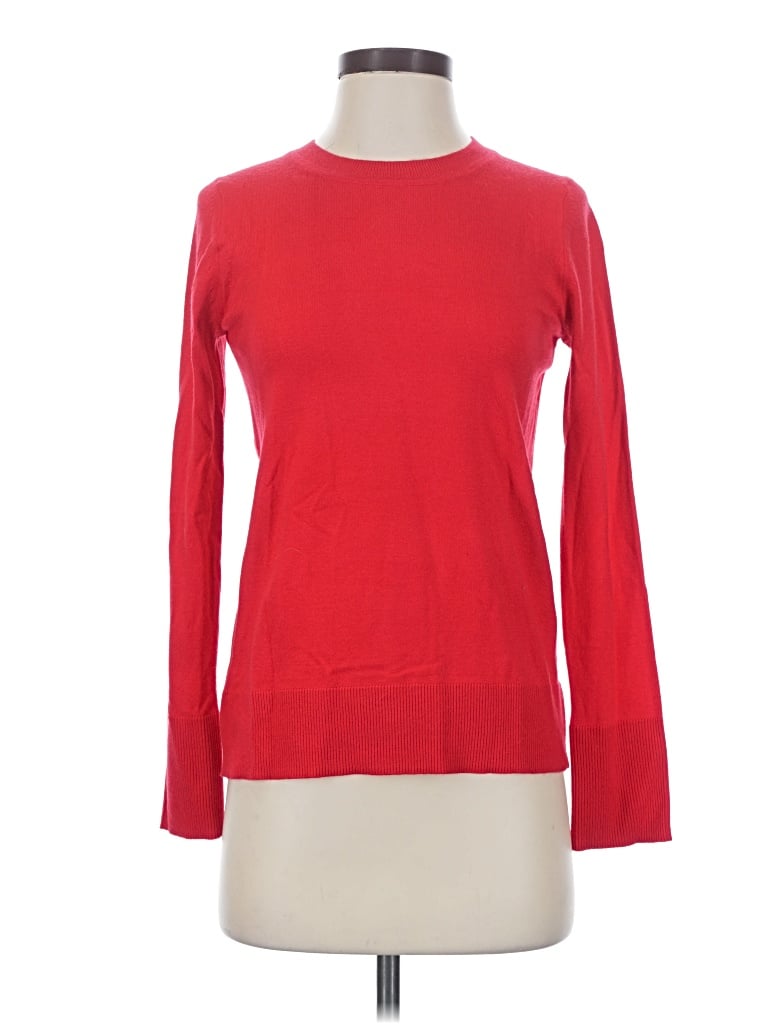 Pre-owned Free Assembly Pullover Sweater In Red