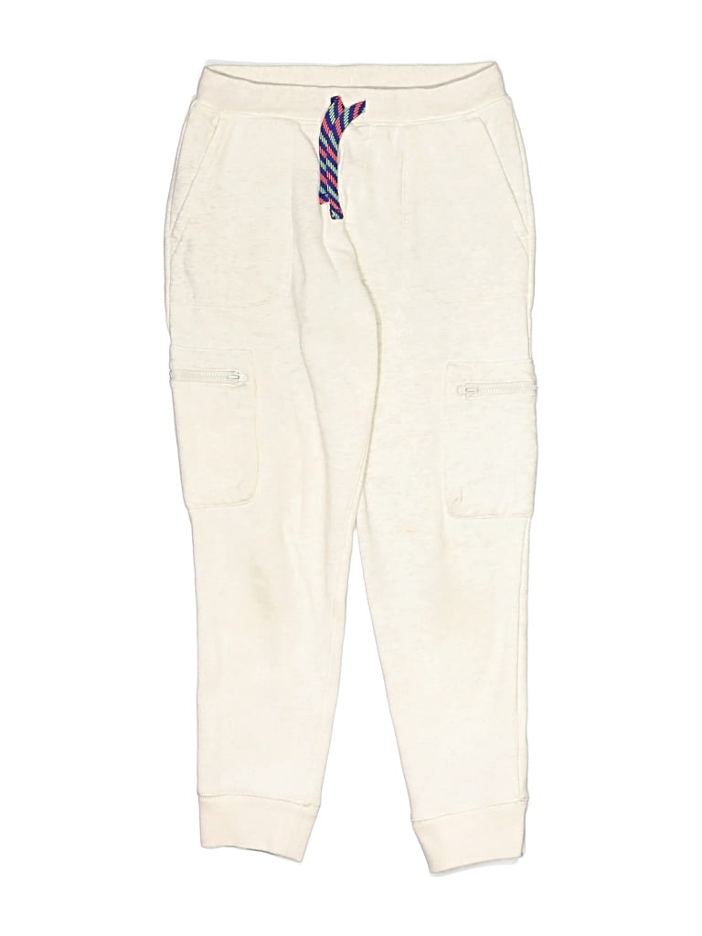 Pre-owned Crewcuts Kids' Cargo Pants In Ivory
