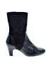 ABEO 100% Leather Black Ankle Boots Size 7 1/2 (narrow) - photo 1