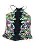 Venus Tropical Black Swimsuit Top Size 12 - photo 1
