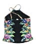 Venus Tropical Black Swimsuit Top Size 12 - photo 2