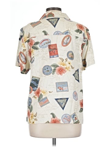 Caribbean Joe Short Sleeve Blouse (view 2)