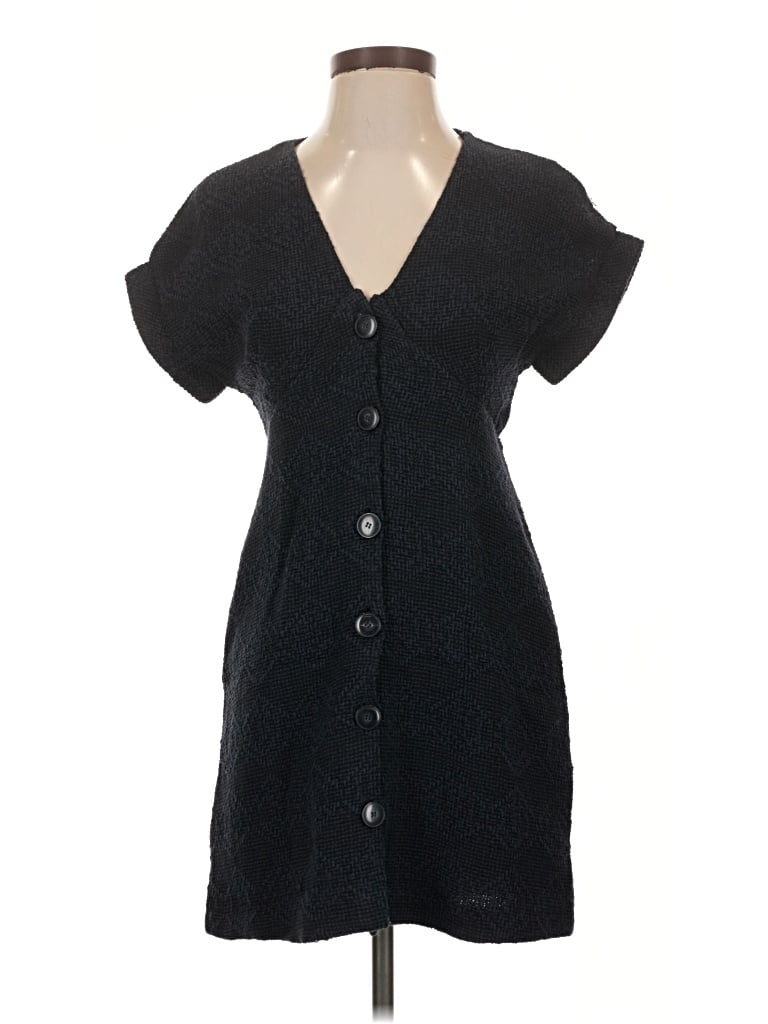 Pre-owned Zara Trf Casual Dress In Black