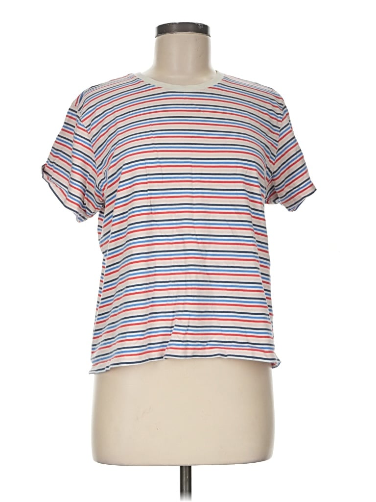 Pre-owned L.l.bean Short Sleeve T-shirt In White