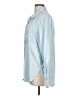 Athleta 100% Lyocell Blue Long Sleeve Button-Down Shirt Size L - photo 5