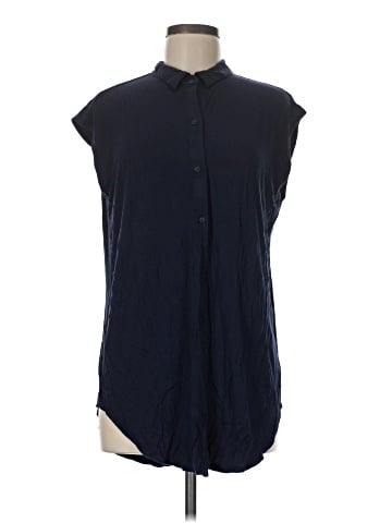 Eileen Fisher Sleeveless Button-Down Shirt (view 1)
